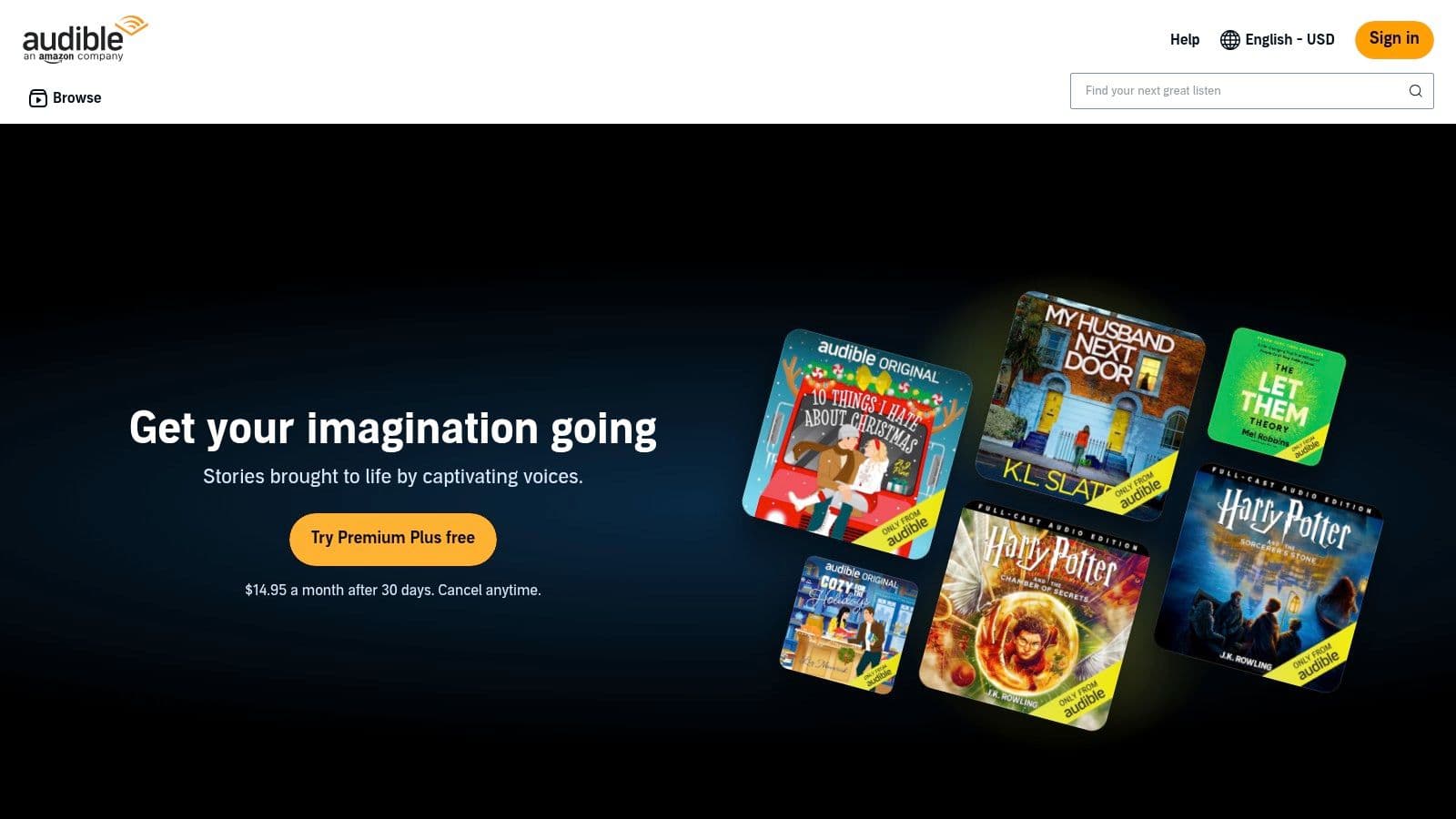 A soothing audio bedtime stories library for restful sleep